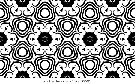 holiday floral seamless pattern background. Luxury texture for wallpaper, invitation. Vector illustration. Art deco