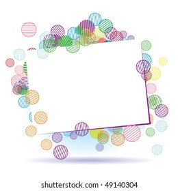 Holiday frame beautiful with place for your text