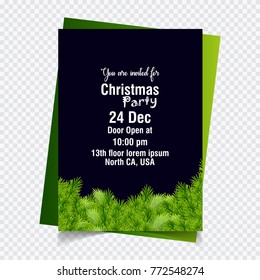 Holiday frame. Christmas card \ poster \ banner. Vector illustra