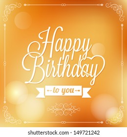 holiday - frame happy birthday