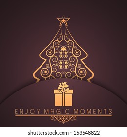 holiday - frame happy merry christmas - new year