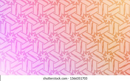 Holiday geometric pattern. For textile, holiday decoration,fabric,cloth,gift paper,prints,decor. Vector illustration. Gradient color.