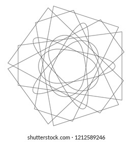 Holiday geometric patterns of star or flowers for gifts1