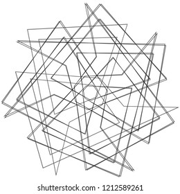 Holiday geometric patterns of star or flowers for gifts
