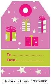 Holiday Gift Tag for her