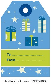 Holiday Gift Tag for him