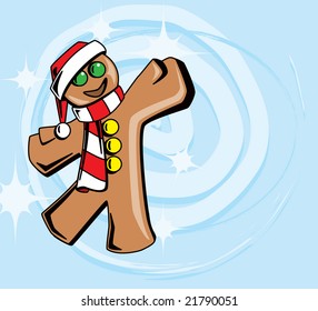 holiday gingerbread man