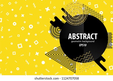 Holiday golden shine abstract geometric background. Colored minimalistic vector invitation. Shimmer simple cover backdrop. Trendy tile frame brochure. 