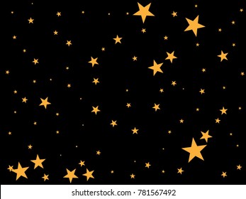 Holiday Golden Starry Dark Background Gold Stock Vector (Royalty Free ...