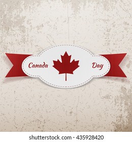 Holiday Graphic Element for Canada Day