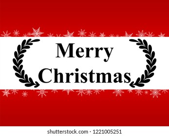 Holiday greeting card for Christmas