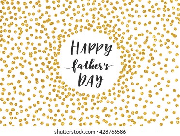 Holiday greeting card for Father's day. Vector illustration