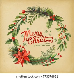 Holiday Greeting Cards, retro style