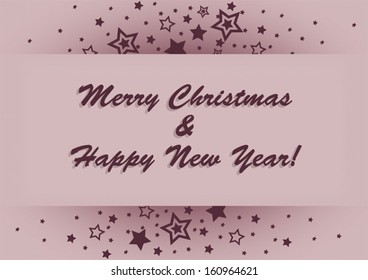 Holiday greeting - Merry Christmas & Happy New Year