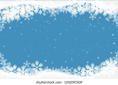 Holiday greeting with snowflake background.christmas background.