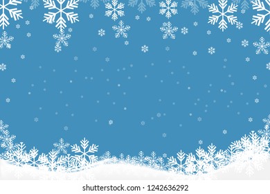 Holiday greeting with snowflake background.christmas background.