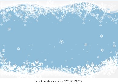 Holiday greeting with snowflake background.christmas background.