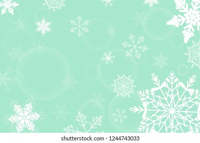 Holiday greeting with snowflake background.christmas background.