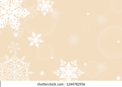 Holiday greeting with snowflake background.christmas background.