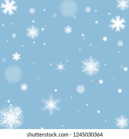 Holiday greeting with snowflake background.christmas background.