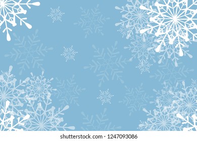 Holiday greeting with snowflake background.christmas background.