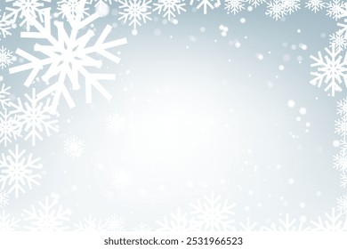 Holiday greeting with snowflake background.christmas background.