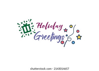 Holiday Greetings Quotes . Good Quotes Vector