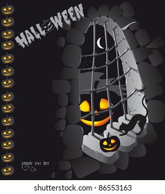 holiday Halloween (pumpkin costume night fire skull castle)
