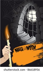 holiday Halloween (pumpkin costume night fire skull castle)