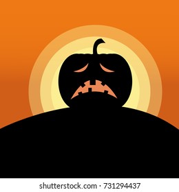 Holiday Halloween Theme Vector Graphic
