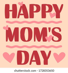 holiday happy mom's day. color picture