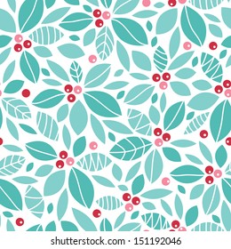 Holiday Holly Berry Background