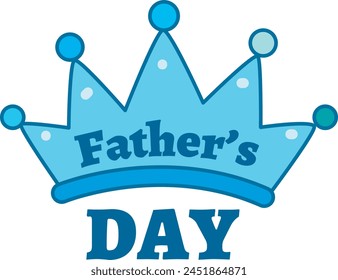 Holiday honoring father. Father's Day celebration icon. Colorful Happy Father's Day elements.