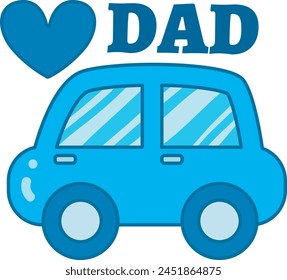 Holiday honoring father. Father's Day celebration icon. Colorful Happy Father's Day elements.
