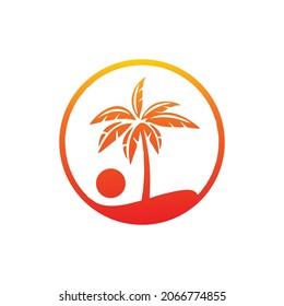 Holiday Icon.  Beach Vector. Vacations