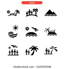 holiday icon isolated sign symbol vector illustration - Collection of high quality black style vector icons
