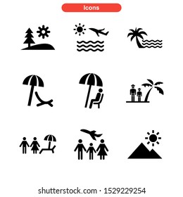 holiday icon isolated sign symbol vector illustration - Collection of high quality black style vector icons
