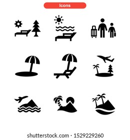 holiday icon isolated sign symbol vector illustration - Collection of high quality black style vector icons

