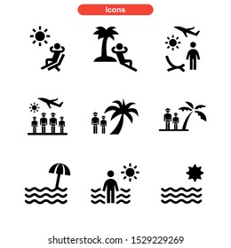 holiday icon isolated sign symbol vector illustration - Collection of high quality black style vector icons
