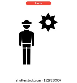holiday icon isolated sign symbol vector illustration - high quality black style vector icons
