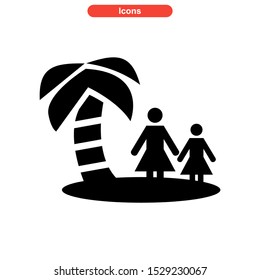 holiday icon isolated sign symbol vector illustration - high quality black style vector icons
