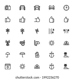 Holiday icon or logo isolated sign symbol vector illustration - Collection of high quality black style vector icons
