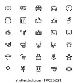 Holiday icon or logo isolated sign symbol vector illustration - Collection of high quality black style vector icons
