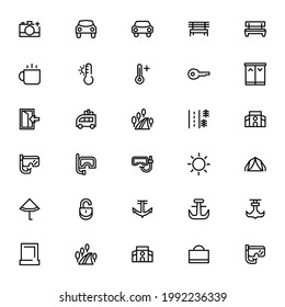 Holiday icon or logo isolated sign symbol vector illustration - Collection of high quality black style vector icons

