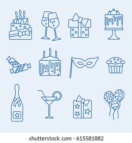 holiday icon set