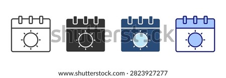 Holiday Icon Set. Designed In Multi Style