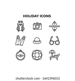 holiday icon vector, illustration logo template for many purpose. Isolated on white background.