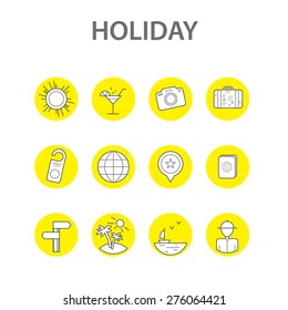 Holiday icons