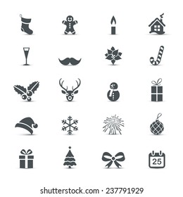 Holiday Icons set (Christmas and New Year)