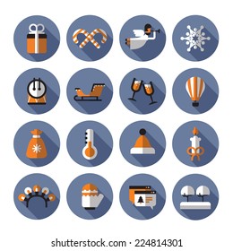 Holiday icons. Vector format